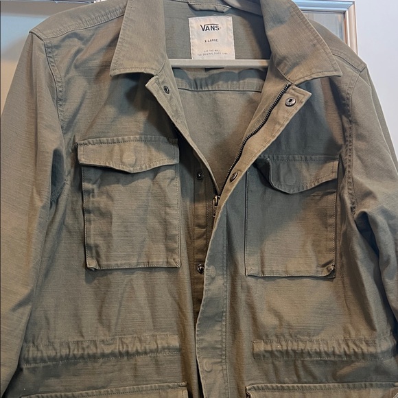 Vans Men's Military Field Jacket in Olive - Picture 6 of 12